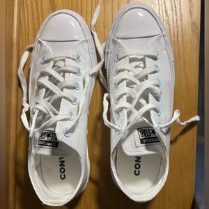 Converse Shiny White Shoes